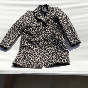 Topshop Cheetah Print Women’s Coat
